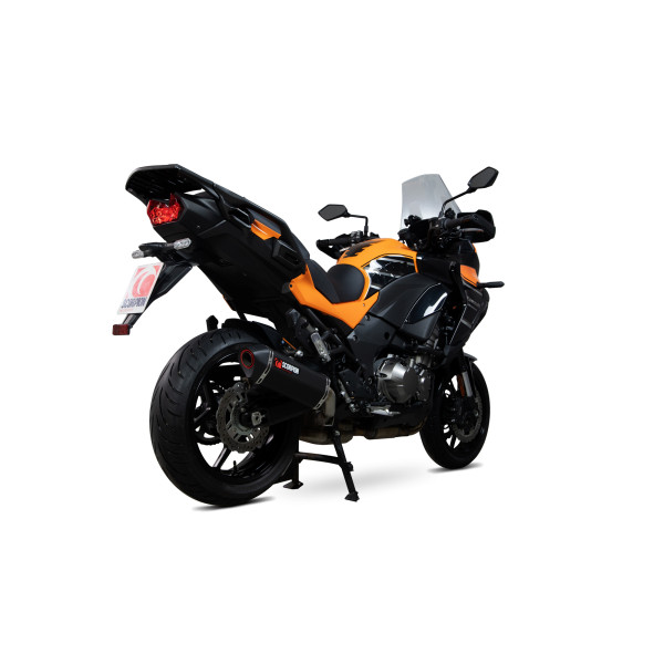 Scorpion Exhaust Kawasaki Versys 1000 / SE / Tourer / GT 2019 - 2023 Serket Parallel Slip-on Black Ceramic Sleeve